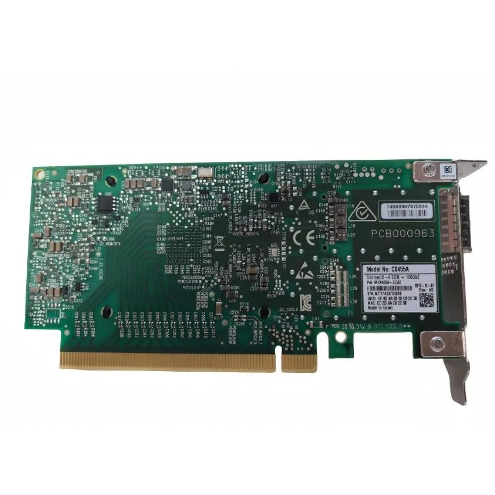 MCX455A-ECAT CX455A 100GbE シング - 100Gbe Qsfp28 Network Card のレビューと価格